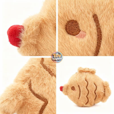 ToyNeighbor plushie 15cm fish-shaped keychain with soft fabric and vibrant colors, perfect for decoration or collection.