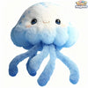 Blue 6-inch Jellyfish plush toy by ToyNeighbor, featuring soft fabric and cute, whimsical design for marine life lovers.