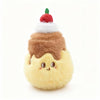 Caramel pudding plush pendant by ToyNeighbor, featuring a soft, adorable design with realistic food charm details.