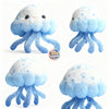 6-inch blue jellyfish plush from ToyNeighbor, featuring soft fabric and a cute marine life design.