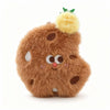 ToyNeighbor Cookie Plush Pendant, 3.74" soft stuffed food toy in a cute cookie shape, perfect for keychains or decor.