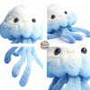 6-inch blue Jellyfish plushie by ToyNeighbor, featuring a soft texture and a cute, playful design.