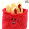 Soft red French fry plush pendant by ToyNeighbor, measuring 3.74 inches, featuring a cute, cuddly design.