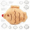 ToyNeighbor plushie fish charm, 15cm, featuring soft fabric and vibrant colors, perfect for decoration or gifting.