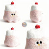 ToyNeighbor 38cm cherry pudding plushie with soft texture and cute facial features, ideal for cuddling and display.