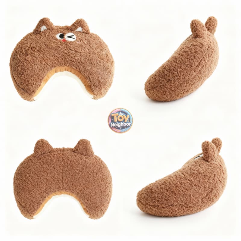 ToyNeighbor plushie of a 40 cm Mousse Cat with soft fur and cute facial features, perfect for cuddling.