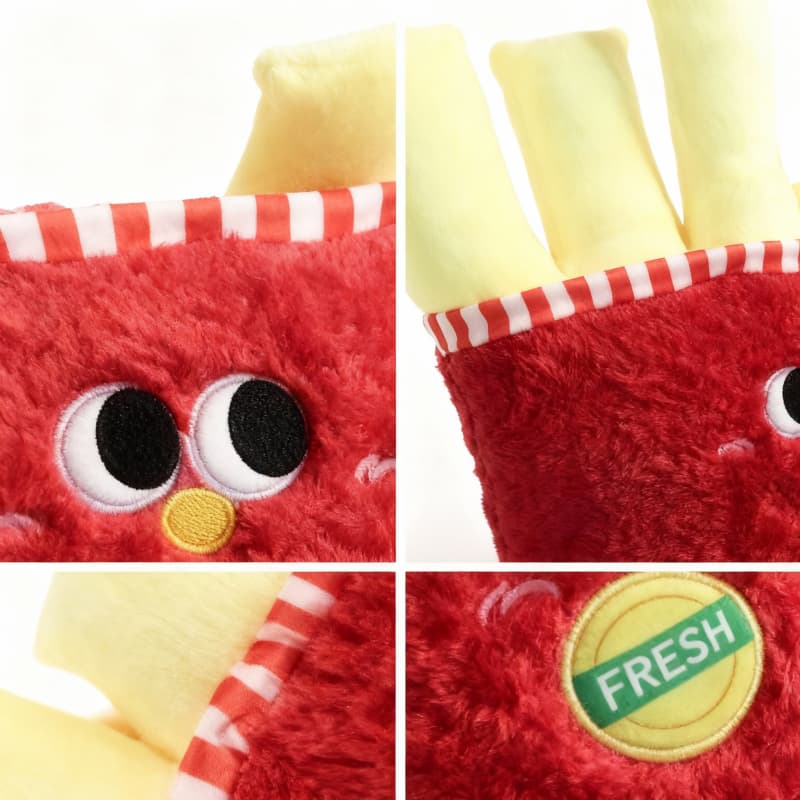 ToyNeighbor plushie 42cm French fries with a soft, cuddly texture and vibrant yellow color.