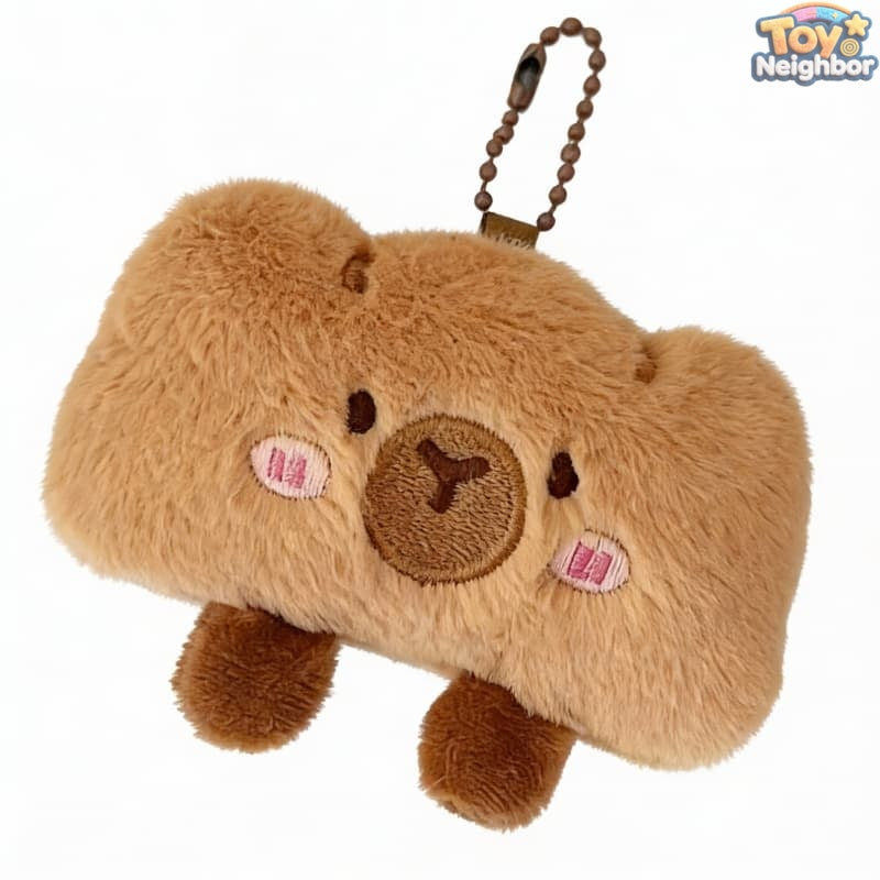 ToyNeighbor plushie set featuring 6 cute capybara-themed charms with vibrant colors and soft textures.