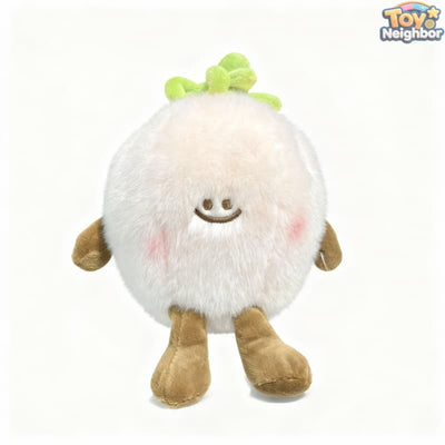 Colorful plush fruit keychain from ToyNeighbor, featuring soft textures and vibrant designs.