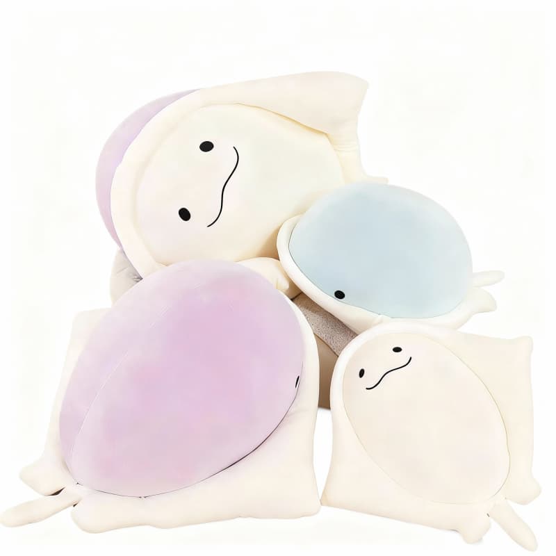 ToyNeighbor plushie of a stingray, soft and cuddly, featuring realistic details and a friendly expression.