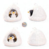Penguin and Igloo Plush SET | 7.9" The soft stuffed penguin live in the igloo