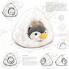 Penguin and Igloo Plush SET | 7.9" The soft stuffed penguin live in the igloo