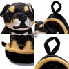 Rottweiler Plushie in Cozy Nest Set | 7" Soft Pet Bed Detachable Stuffed Animal
