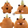 Capybara Plush Pillow/Cushion | 19.7" Brown Stuffed Animal Pillow