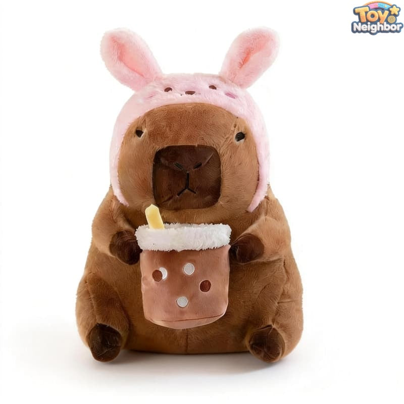 Rabbit Ears capybara plushie | 9.8"-11.8" brown stuffed animals