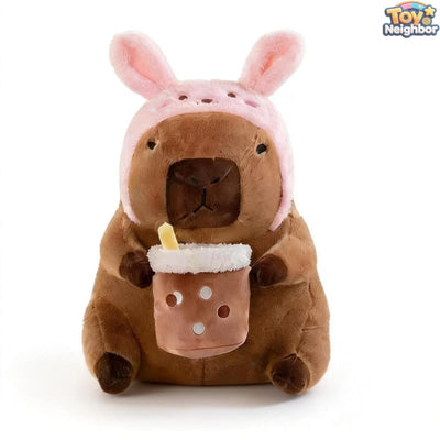 Rabbit Ears capybara plushie | 9.8"-11.8" brown stuffed animals