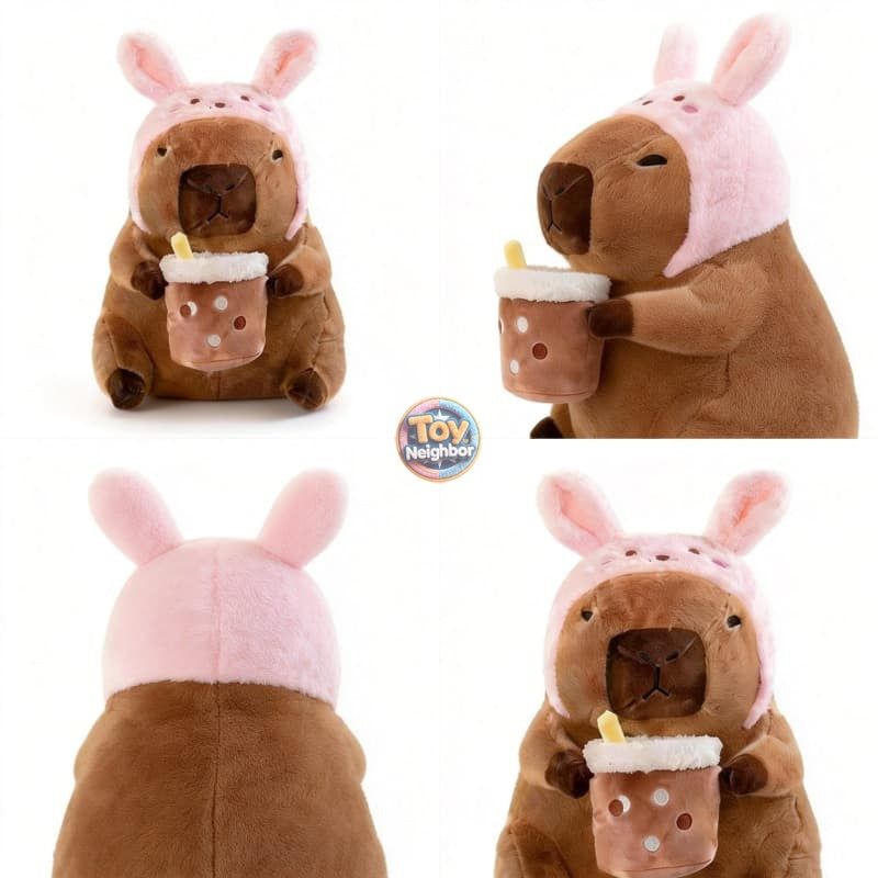 Rabbit Ears capybara plushie | 9.8"-11.8" brown stuffed animals
