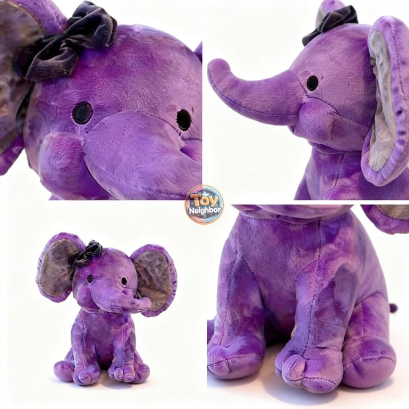Elephant Plushie | 9.8" Purple Stuffed Animals
