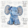 Elephant Plushie Series  | 9.8" Stuffed Animals