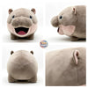 Hippo Plushie | 7.9" & 15.8" Cute Gray Stuffed Animals