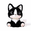 Black and white cat plushie by ToyNeighbor, 9.84 inches, featuring soft fur and a cute, playful expression.