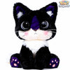 Black and white cat plushie by ToyNeighbor, 9.84 inches, featuring soft fur and a cute, friendly expression.