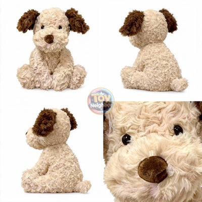 Soft creamy white Shaggy Puppy Plushie by ToyNeighbor, 11.8 inches, featuring fluffy fur and a cute puppy face.