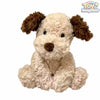 Soft creamy white Shaggy Puppy Plushie by ToyNeighbor, measuring 11.8 inches, with fluffy fur and a cute expression.