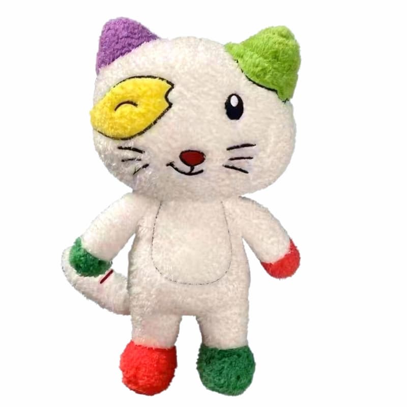 Soft ToyNeighbor cute cat plushie, 13.78" tall, featuring a fluffy design and friendly expression, perfect for cuddling.
