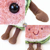 Cute watermelon-shaped plush stuffed animal by ToyNeighbor, measuring 13-23 inches, featuring a soft and vibrant design.