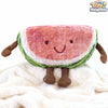 Cute watermelon plush stuffed animal by ToyNeighbor, measuring 13-23 inches, showcasing vibrant colors and soft texture.