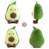 ToyNeighbor 7.8" avocado plushie with a smiling face, soft and cute, perfect for cuddling or as a decorative item.