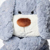 Ultra soft blue dog plushie by ToyNeighbor, measuring 14.96 inches, with a cuddly and friendly appearance.