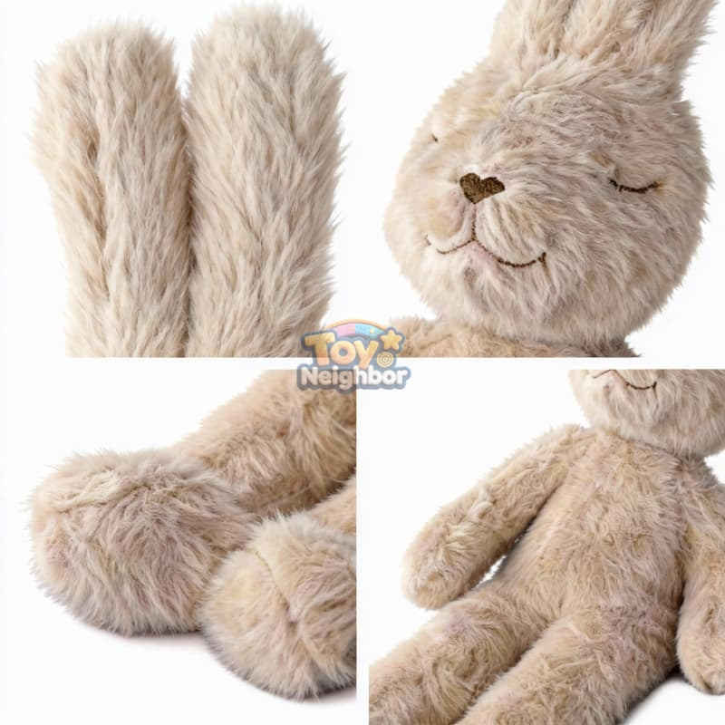 Soft brown 13.78" Bunny Plushie by ToyNeighbor, featuring a cozy design and floppy ears, perfect for cuddling.