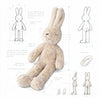 Soft brown Bunny Plushie by ToyNeighbor, measuring 13.78 inches, sitting cozily with floppy ears and a gentle expression.