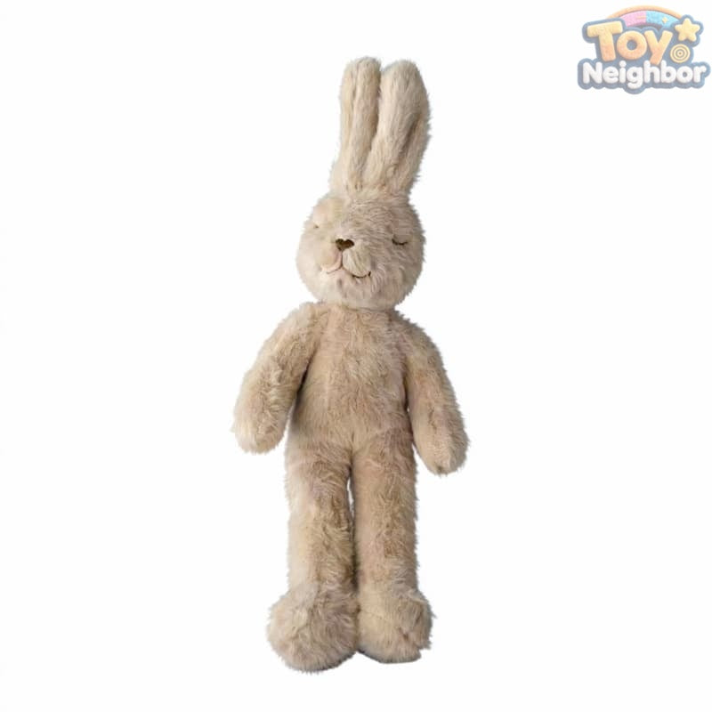 Soft brown Bunny Plushie by ToyNeighbor, measuring 13.78 inches, with adorable floppy ears and a cozy, cuddly texture.