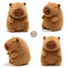 Brown capybara plushie with a fries bag, 7.8 inches, cute stuffed animal by ToyNeighbor.