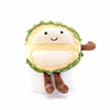 ToyNeighbor 7.87" durian plushie with a smiling face, soft and cute, perfect for cuddling and decor.