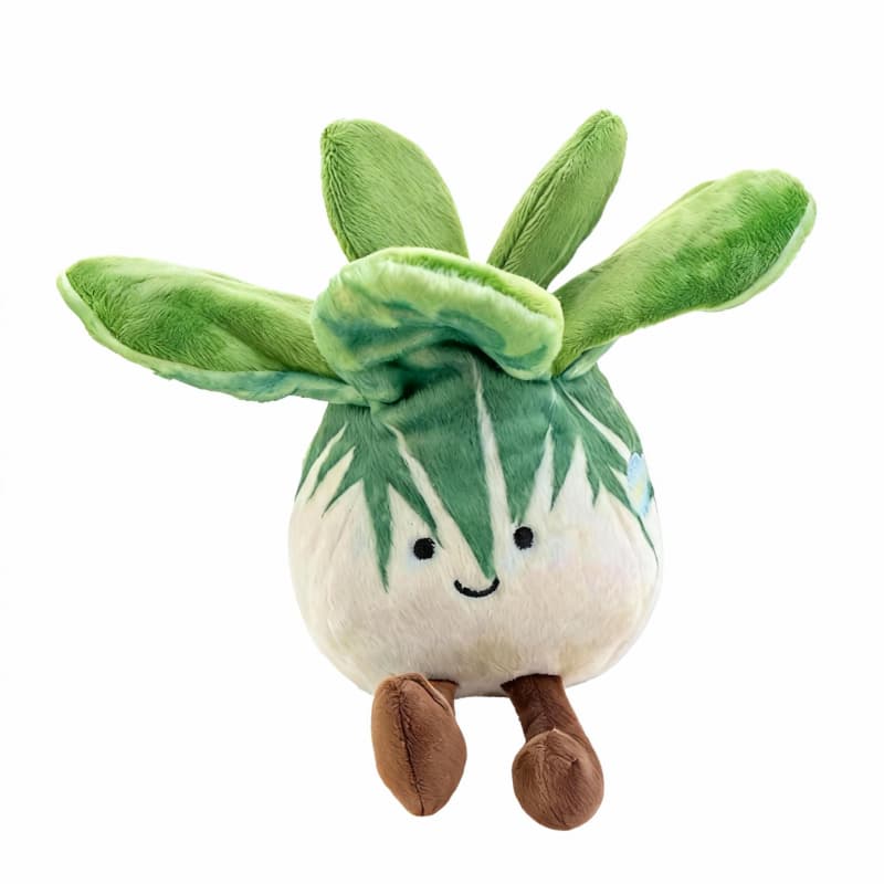 Smiling Cabbage Plush by ToyNeighbor, a 4.7" soft cute stuffed vegetable with a friendly expression.