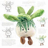 Smiling Cabbage Plush by ToyNeighbor, 4.7" soft stuffed vegetable with a cute, friendly face and vibrant green color.