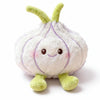 Smiling Garlic Plushie by ToyNeighbor, 9.84" soft and cute stuffed vegetable, showcasing its friendly face and plush texture.