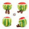 Soft 7.87" watermelon plushie by ToyNeighbor featuring a smiling face and cute design, perfect for cuddling.