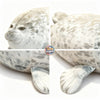 Light brown spotted seal plush pendant by ToyNeighbor, featuring ultra-soft fur and a cuddly design, 7-23 inches long.